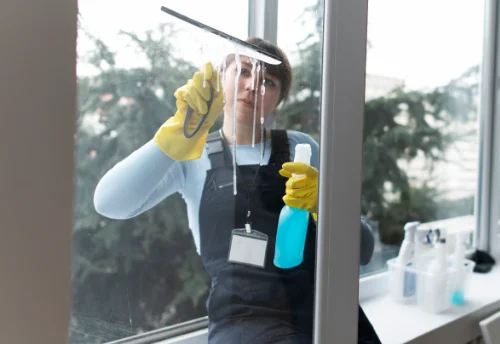 Nettoyage de vitres intérieures et extérieures à Civrieux